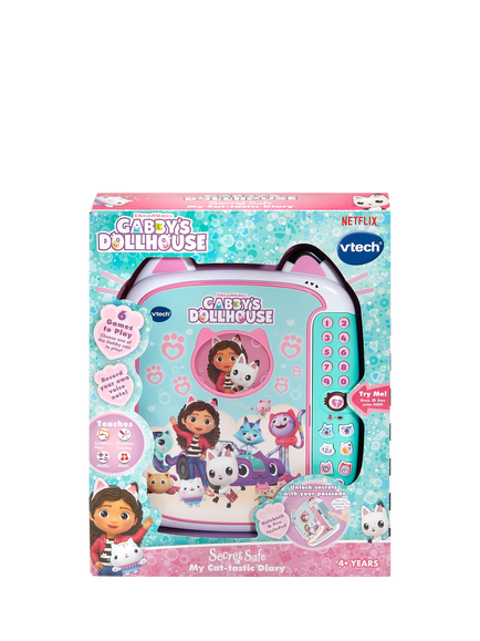 VTech Gaby's Dollhouse Secret Safe My Cat-tastic Diary - view 2, Multi