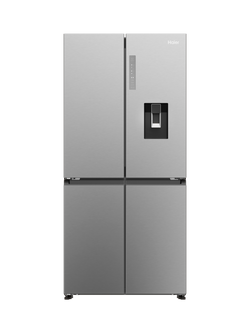 Haier HCR3818EWMM Freestanding 60/40 Fridge Freezer, Inox, Inox