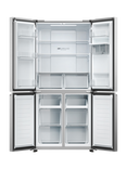 Haier HCR3818EWMM Freestanding 60/40 Fridge Freezer, Inox
