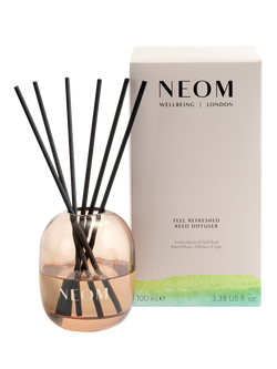 NEOM Wellbeing London Feel Refreshed Reed Diffuser, 100ml, 