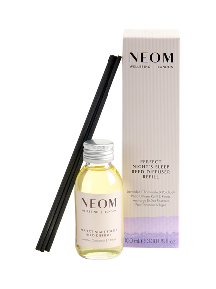 NEOM Wellbeing London Perfect Night's Sleep Reed Diffuser Refill, 100ml, 