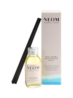 NEOM Wellbeing London Real Luxury Reed Diffuser Refill, 100ml, 