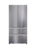 Haier HFR79F19EFGK Freestanding 60/40 Fridge Freezer, Sapphire Glass
