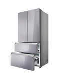 Haier HFR79F19EFGK Freestanding 60/40 Fridge Freezer, Sapphire Glass