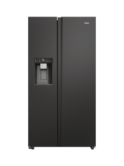 Haier HSW59F18EIPT Freestanding 60/40 Fridge Freezer, Slate Black, Slate Black