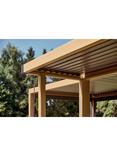 LG Outdoor Sanctuary 3 x 3m Pergola Bundle with 1.5 x 3m BBQ Pergola, Grey