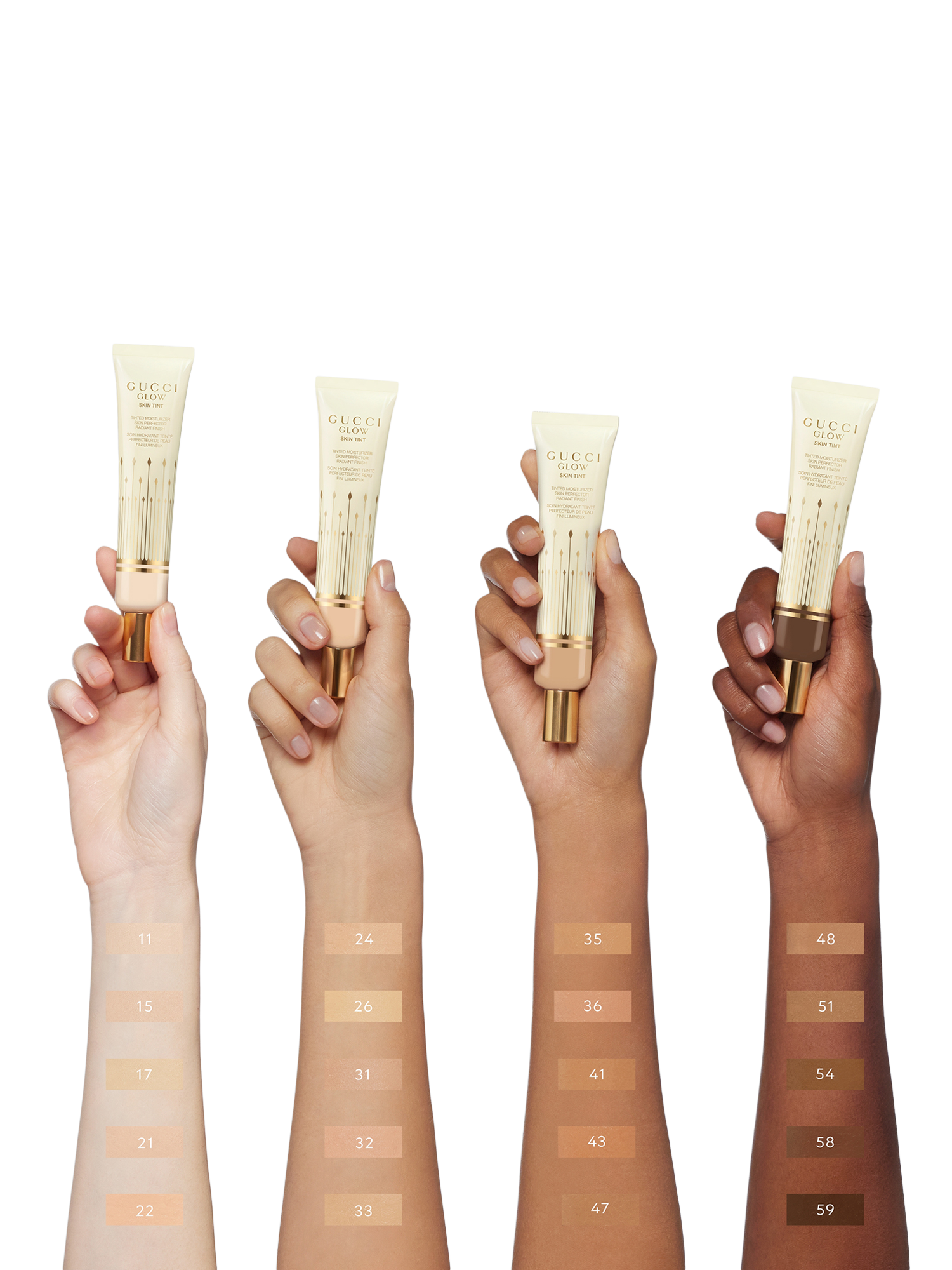 Product image 11 of 11, which shows Gucci Glow Skin Tint Moisturiser, 21 Fair Medium