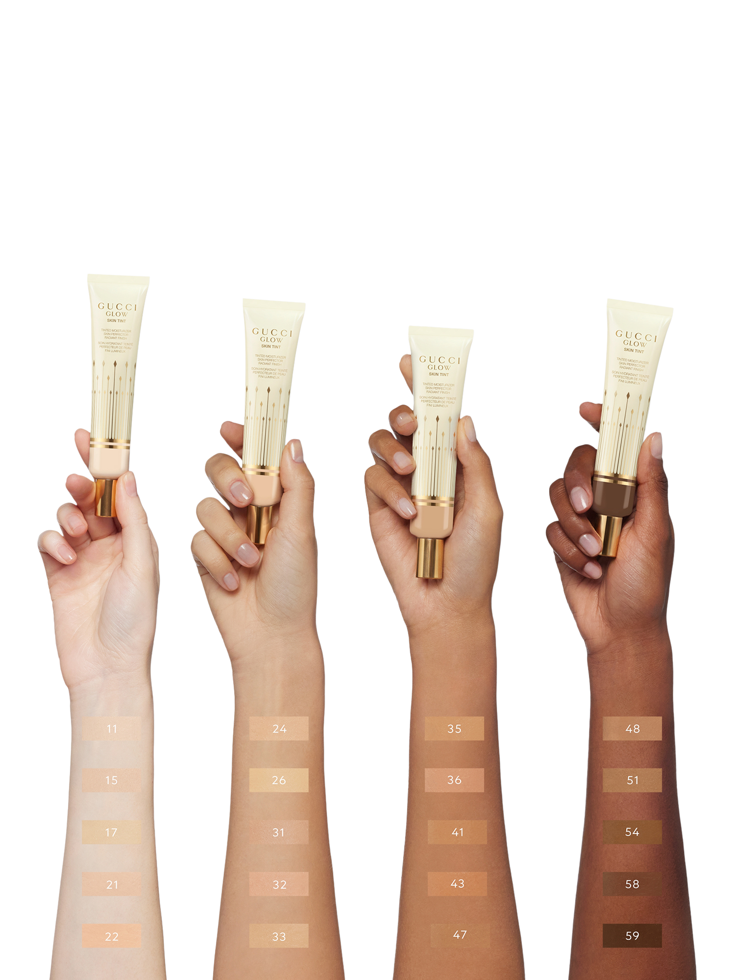 Product image 11 of 11, which shows Gucci Glow Skin Tint Moisturiser, 33 Medium