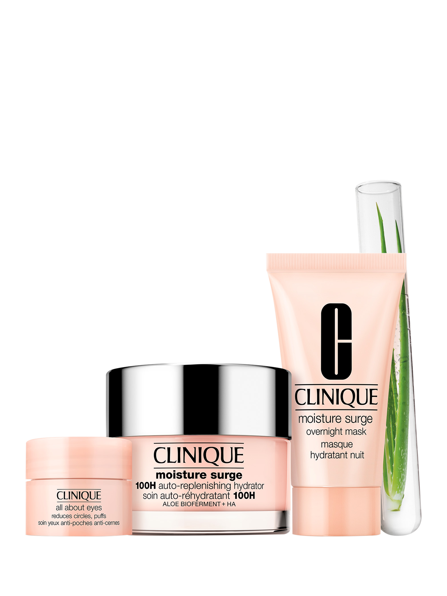 Product image 2 of 3, which shows Clinique Hydration & Glow For All Over Dewy Hydration Skincare Gift Set