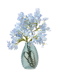 Truly Agapanthus Artificial Flower Stem, H71cm, Light Blue