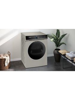 Siemens  IQ700 Freestanding Self-cleaning Heat pump tumble Dryer, 9kg Load, WR47B2C9GB - view 2, Silver