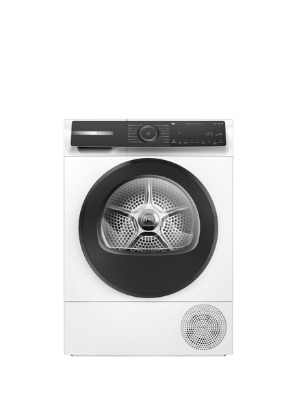 Bosch Series 6 Freestanding Heat Pump Tumble Dryer, 9kg Load, WQH246D9GB, WQH246DRGB, White