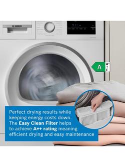 Series 4 WTH85226GB Freestanding Heat pump tumble dryer, 8kg Load, White - view 2, White