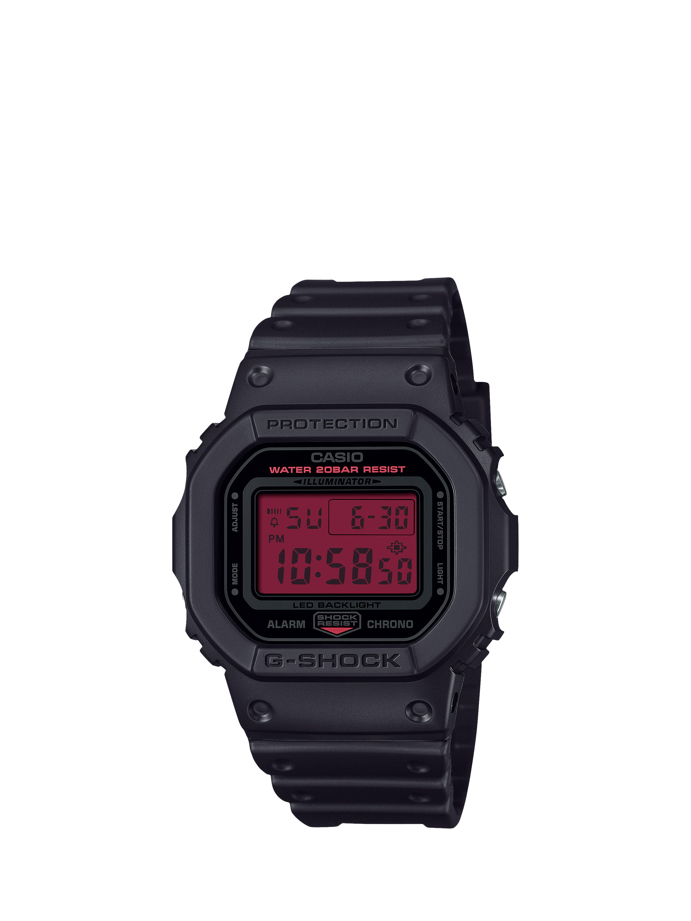 Product image 1 of 1, which shows Casio DW-5600BBR-1ER Men's G-SHOCK Watch, Red