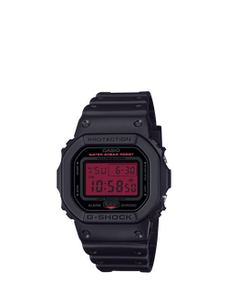 Casio DW-5600BBR-1ER Men's G-SHOCK Watch, Red, Red