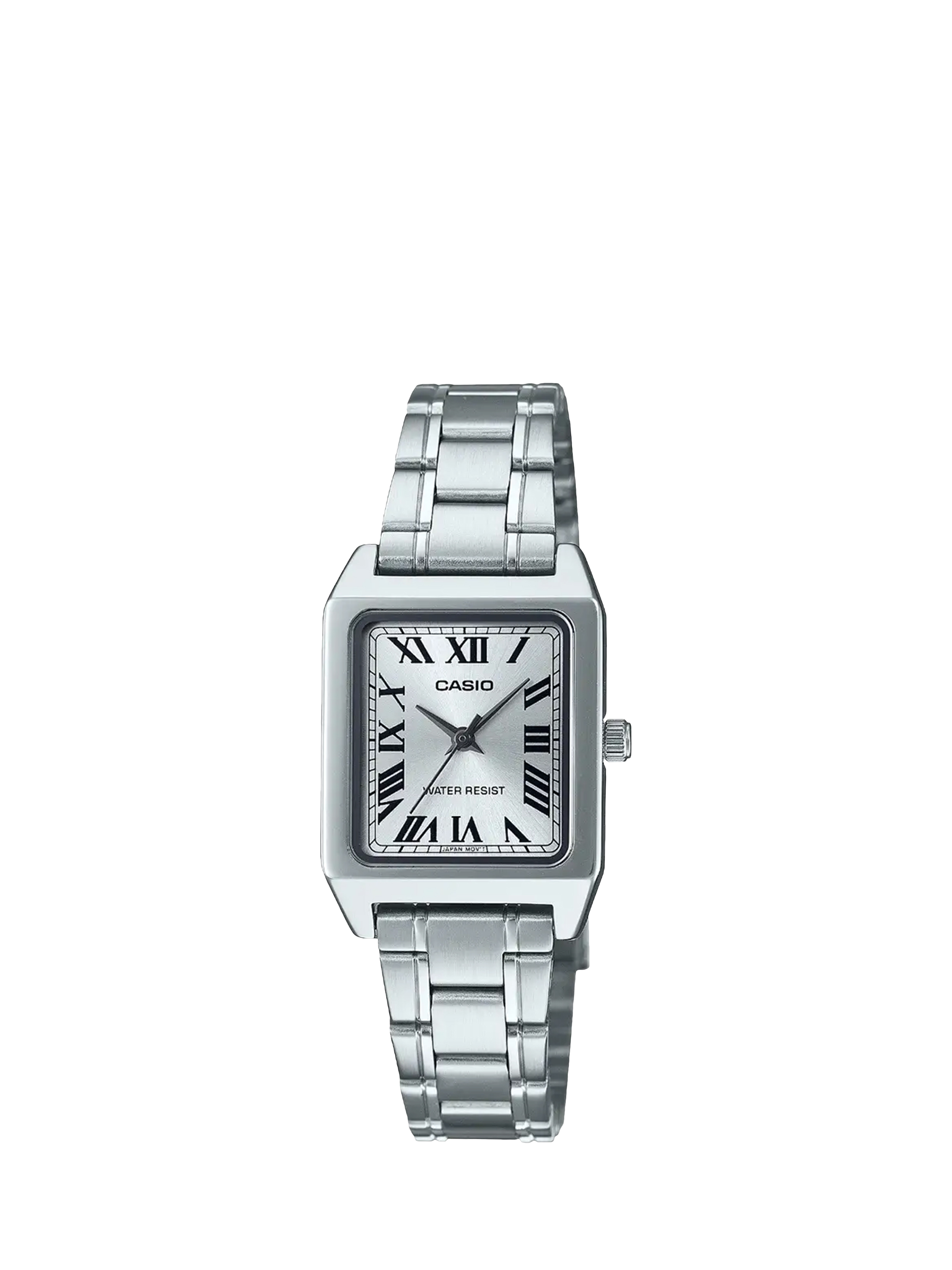 Product image 1 of 1, which shows Casio LTP-B150D-7BEF Unisex Analogue Bracelet Strap Watch, Silver