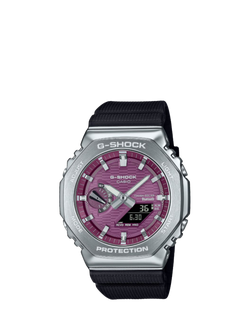 Casio GBM-2100A-4BER Men's Solar G-Shock Watch, Pink, Pink