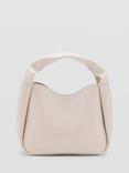 Mango Paco Mini Slack Shoulder Bag, Natural White
