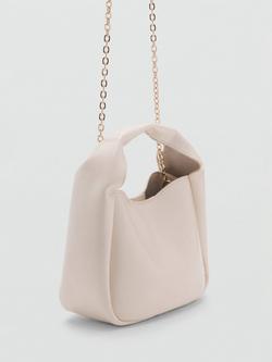 Mango Paco Mini Slack Shoulder Bag, Natural White - view 2, Natural White