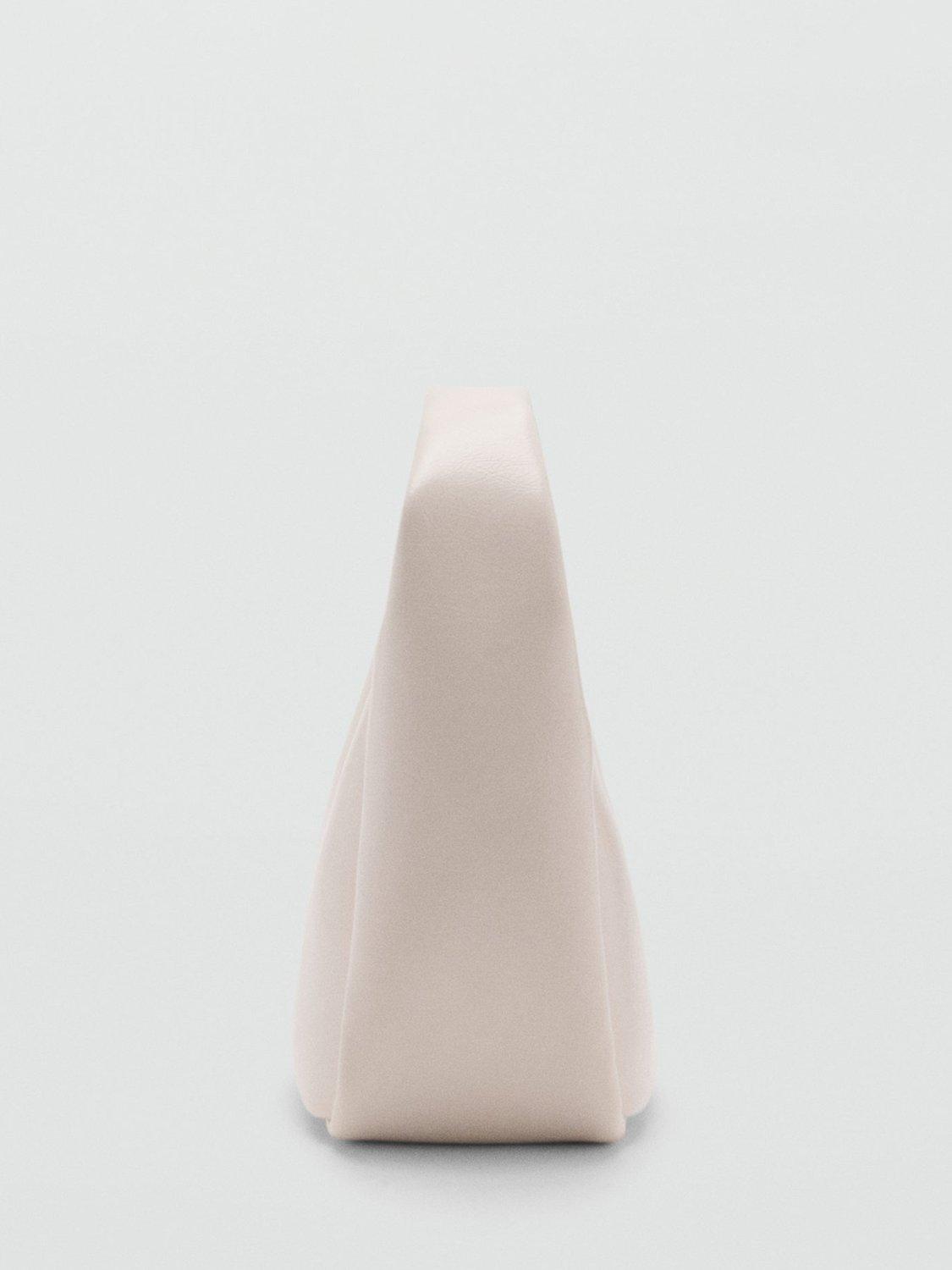 Product image 4 of 4, which shows Mango Paco Mini Slack Shoulder Bag, Natural White