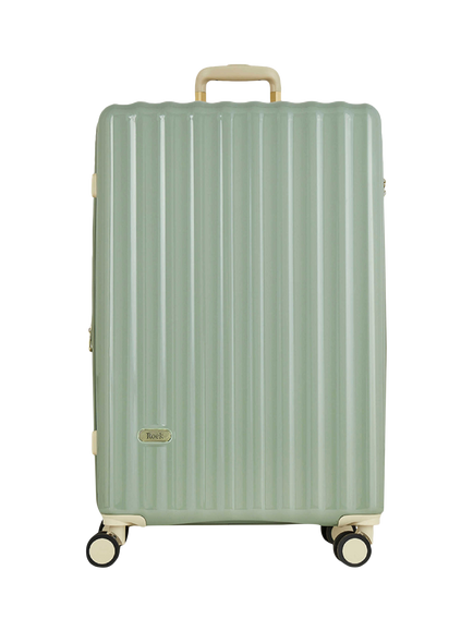 Rock Primrose 8-Wheel 76cm Expandable Large Suitcase - view 2, Green