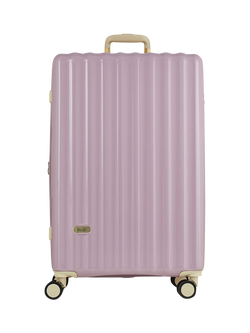 Rock Primrose 8-Wheel 76cm Expandable Large Suitcase - view 2, Purple