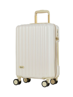 Rock Primrose 8-Wheel 55cm Cabin Case, Cream