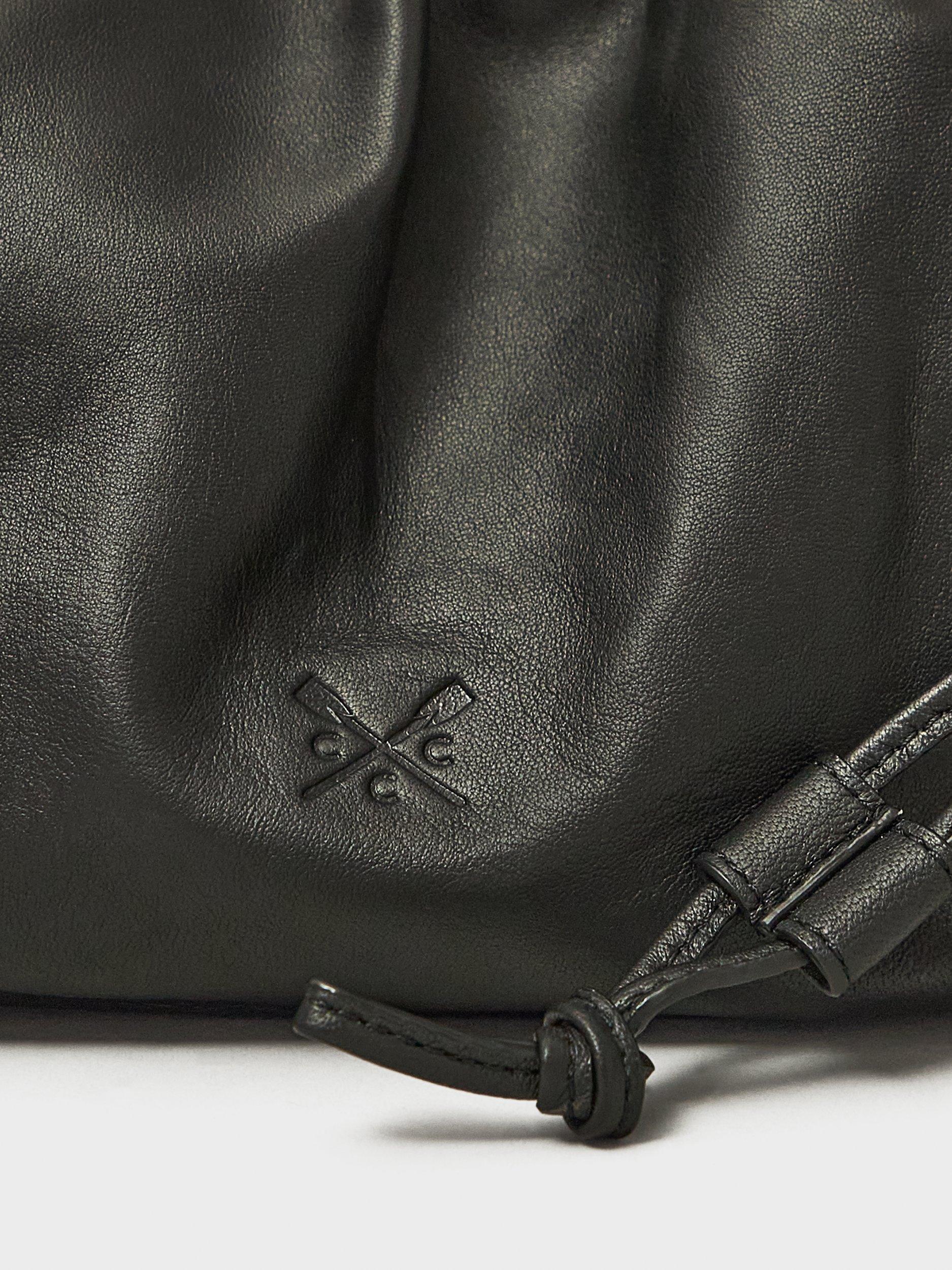 Product image 4 of 4, which shows Crew Clothing Drawstring Bag, Black