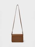 Crew Clothing Leather Crossbody Bag, Brown
