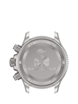 Tissot T1202171106100 Seastar Unisex Quartz Chronograph Bracelet Strap Watch, Grey/Silver - view 2, Grey Steel
