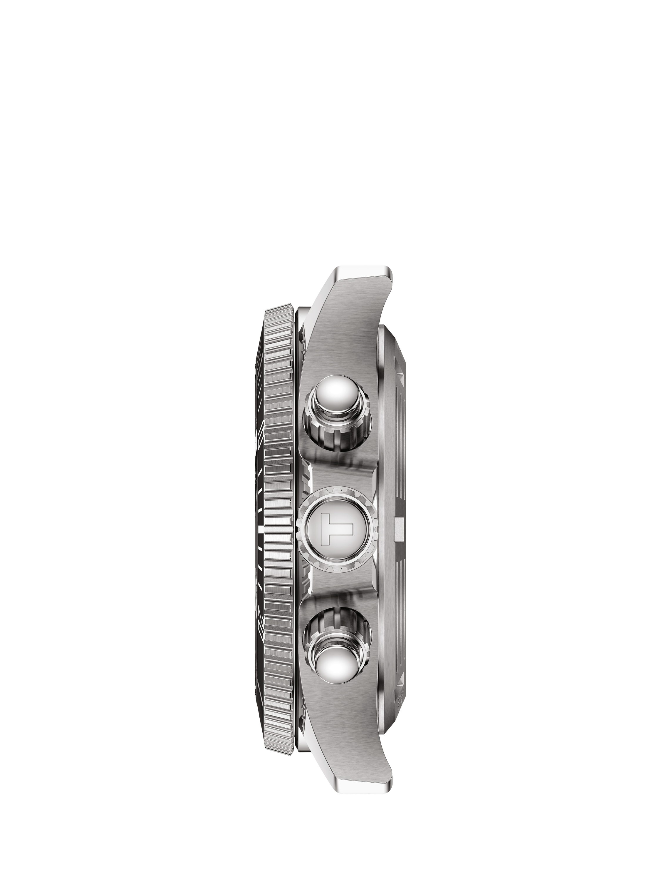 Product image 3 of 3, which shows Tissot T1202171106100 Seastar Unisex Quartz Chronograph Bracelet Strap Watch, Grey/Silver