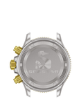 Tissot T1202172206100 Seastar Unisex Quartz Chronograph Bracelet Strap Watch, Black/Silver/Gold