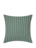 Piglet in Bed Pembroke Stripe Square Cushion Cover, Pine Green
