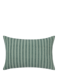 Piglet in Bed Pembroke Stripe Rectangular Cushion Cover, Pine Green