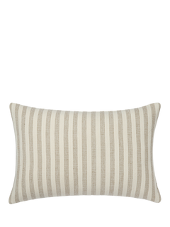 Piglet in Bed Pembroke Stripe Rectangular Cushion Cover, Oatmeal