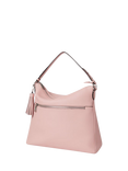 OSPREY LONDON Stella Leather Hobo Bag, Blush