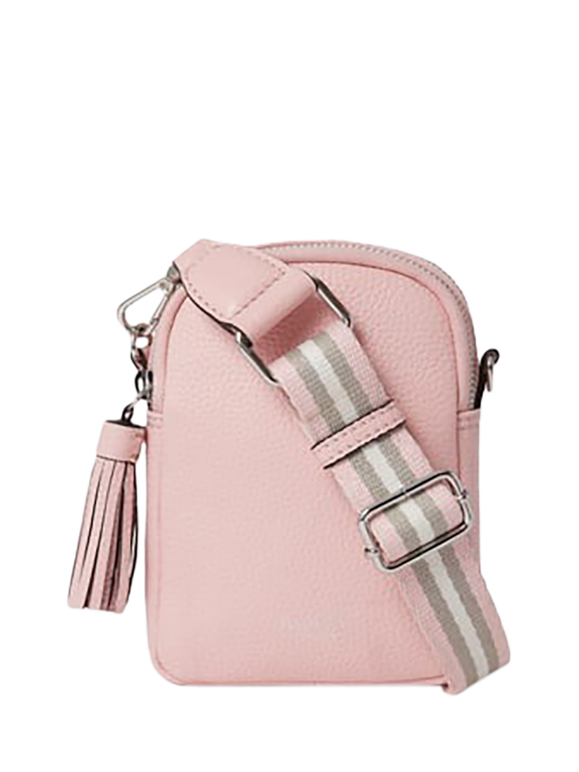 OSPREY LONDON The Stella Leather Phone Bag, Blush