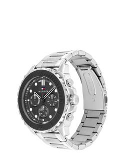 Tommy Hilfiger Men's 1710689 Multi-Function Bracelet Watch, Silver - view 2, Silver