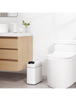 EKO Astra Slim Sensor Bin, 10L, White - view 2, 