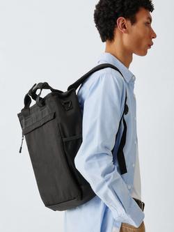 John Lewis Large Commuter 3-Way Tote Bag, Black - view 2, Black