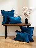 Truly Velvet Flange Lombard Cushion Cover