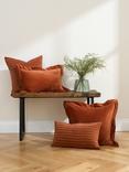 Truly Lombard Rectangular Cushion Cover, Burnt Orange