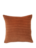 Truly Lombard Square Cushion Cover, Burnt Orange