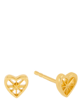 Rachel Jackson London Love Story Heart Stud Earrings
