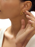 Rachel Jackson London Love Story Hoop Earrings