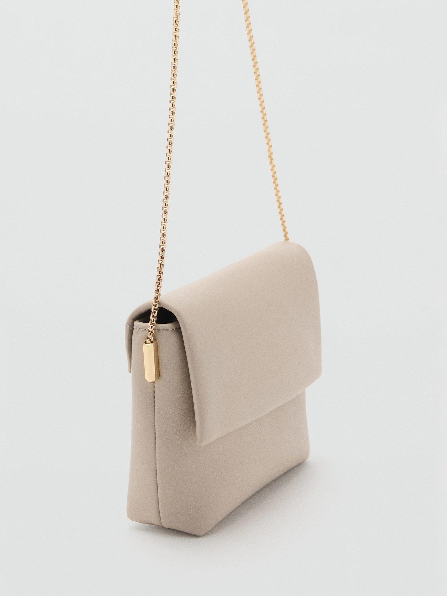 Product image 2 of 5, which shows Mango Dance Faux Leather Crossbody Bag, Ice Grey