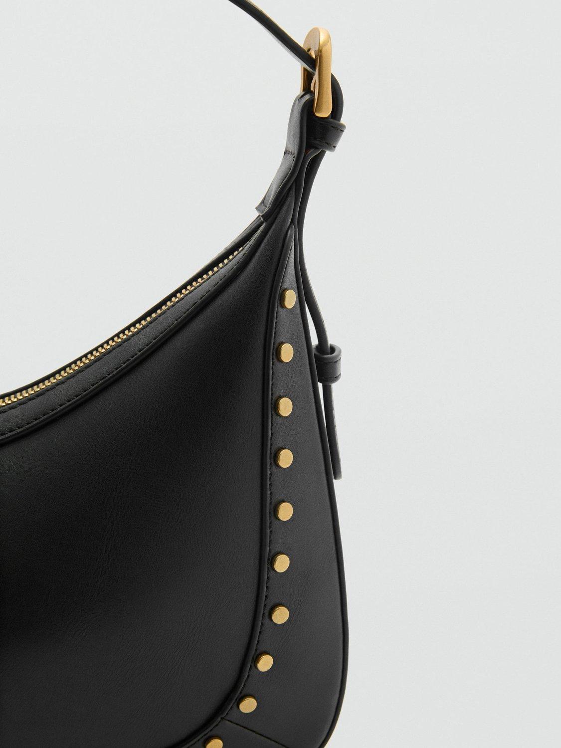 Product image 5 of 6, which shows Mango Serrat Shoulder Bag, Black