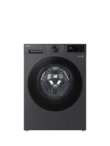 LG F4X5011TBB Freestanding Washing Machine, 11kg, 1400rpm Spin, Matte Black