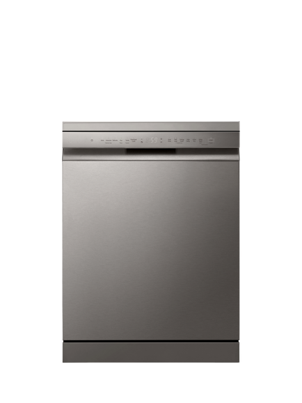 LG DF355FP Freestanding Dishwasher, Platinum Silver, Platinum Silver