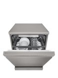 LG DF355FP Freestanding Dishwasher, Platinum Silver
